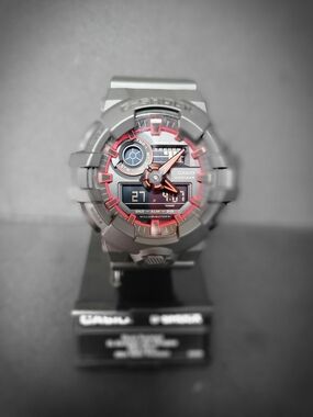 Casio G-Shock GA-700SE Watch in Black with Red Accents